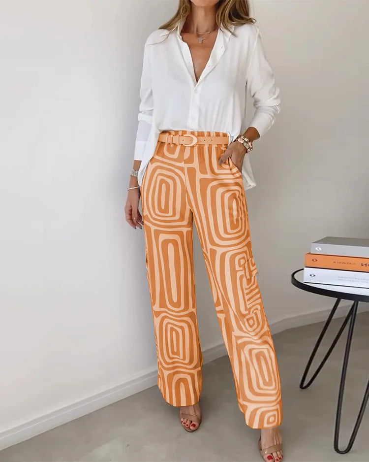 Lysa outfit set in Orange