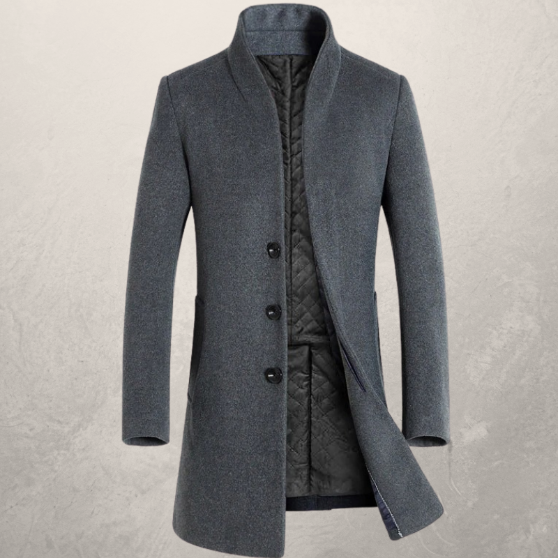 Men's Tailored Coat Elegant Fit Smart Casual Everyday Wear