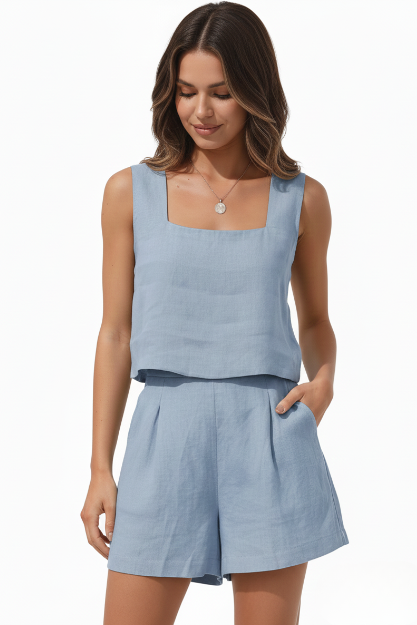 Aurora women's outfit set in Light Blue