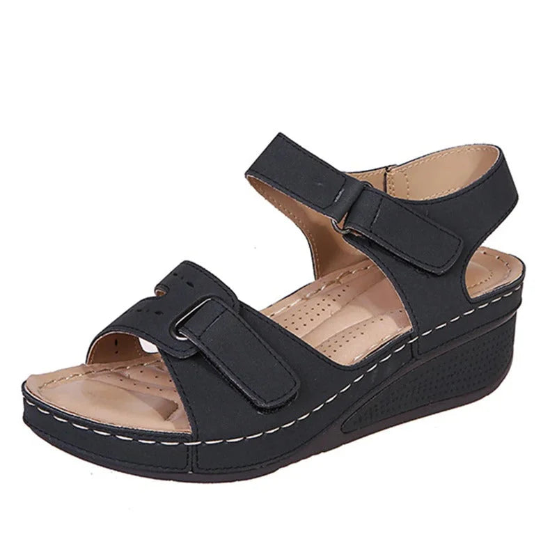 Women's Wedge Sandals Comfortable Everyday Casual Strappy Footwear