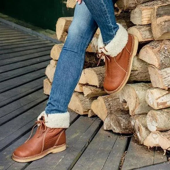Women's Waterproof Boots Wool Lined Warm Winter Casual Everyday
