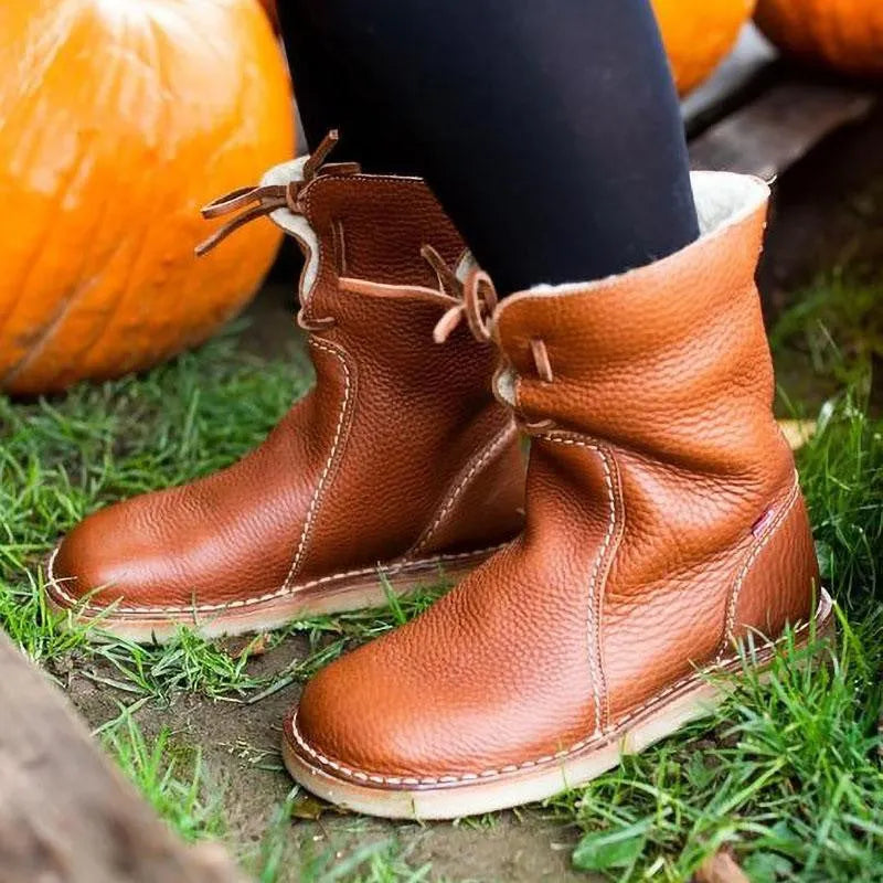 Women's Waterproof Boots Wool Lined Warm Winter Casual Everyday