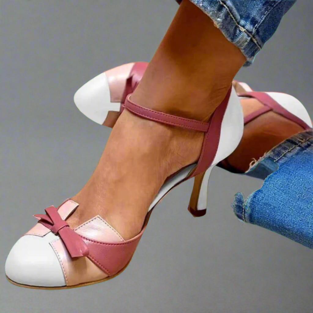 Women's Comfort Heels Pain-Free Block Heel Slip-On Casual Office Evening