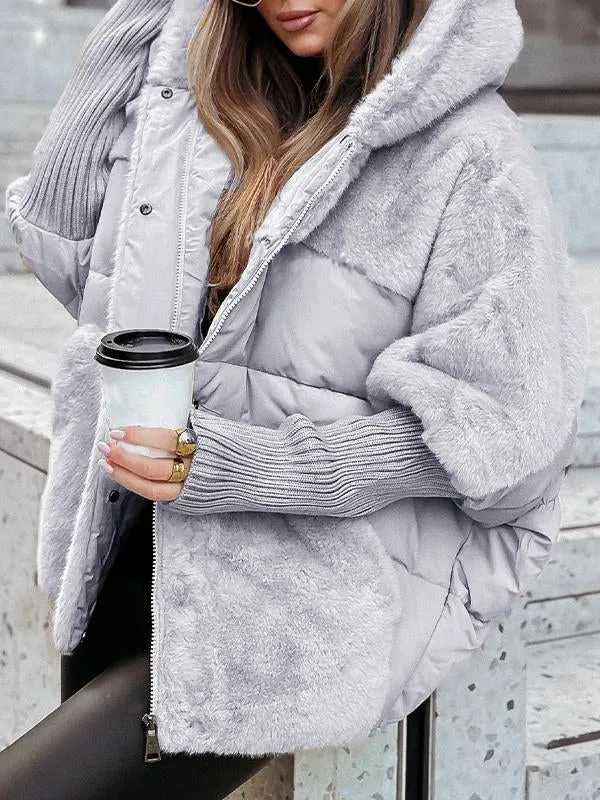 Women's Hooded Winter Jacket Stylish Cozy Warm Casual Outdoor