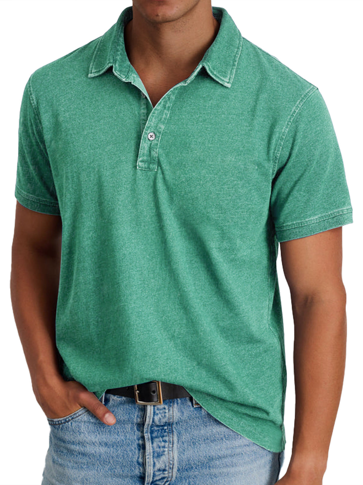 Spencer polo shirt in Green