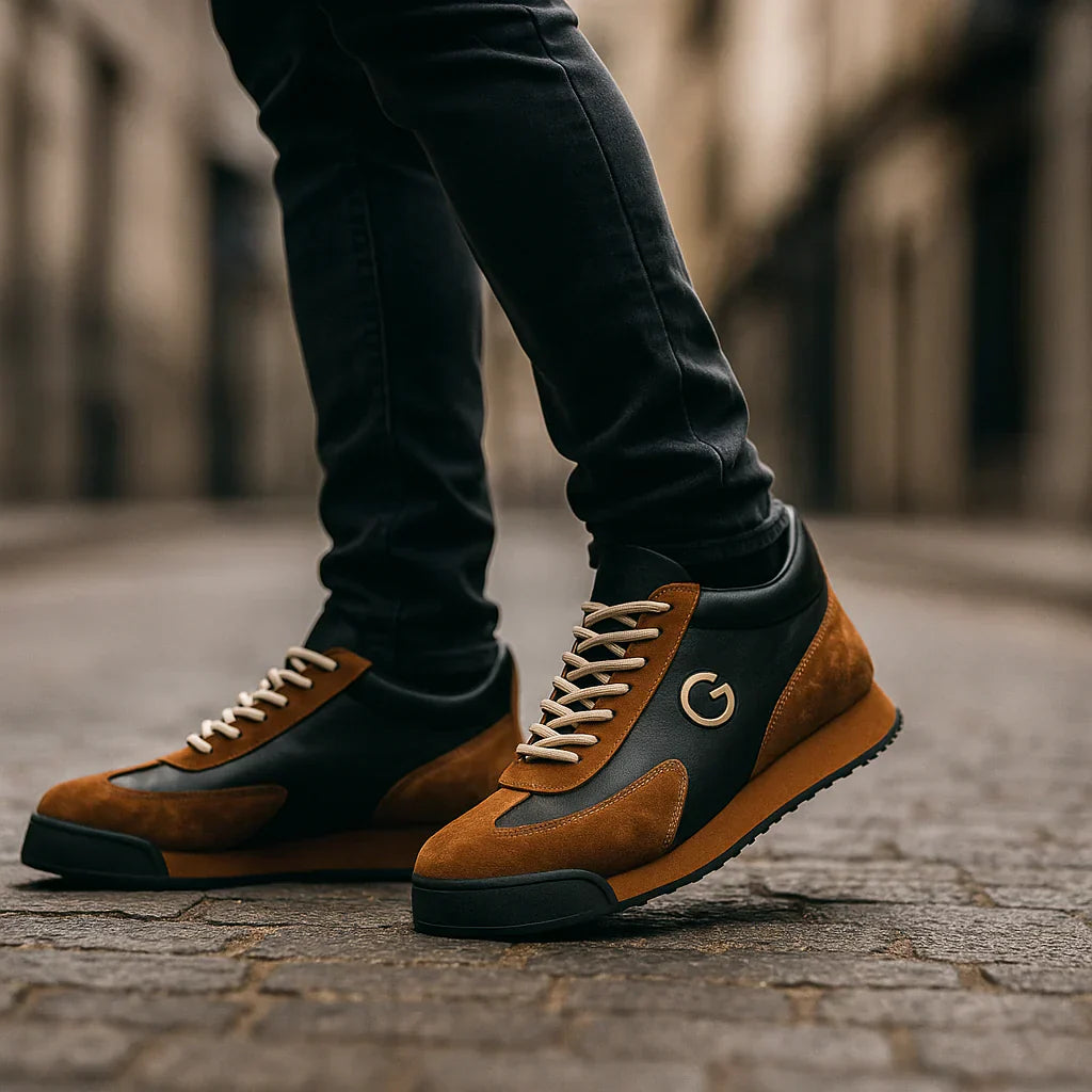 Suede Sneakers Men Casual Elegant Comfortable Everyday Smart Casual Shoes