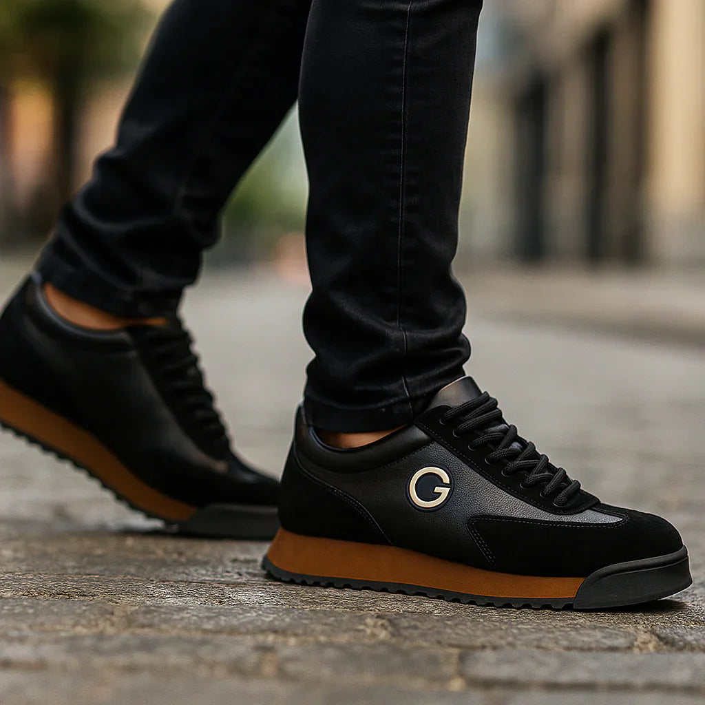 Suede Sneakers Men Casual Elegant Comfortable Everyday Smart Casual Shoes