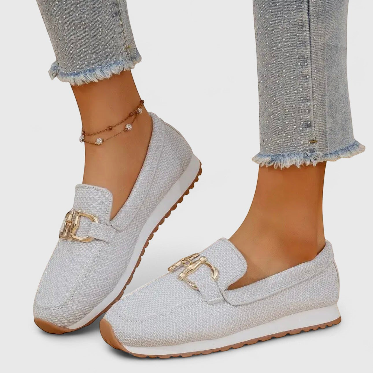 Women's Mesh Loafers Slip On Comfortable Casual Everyday Shoes