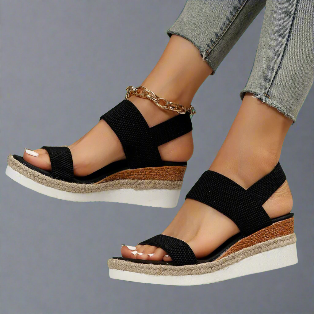 Woven Sandals Women Comfortable Braided Straps Casual Everyday Footwear