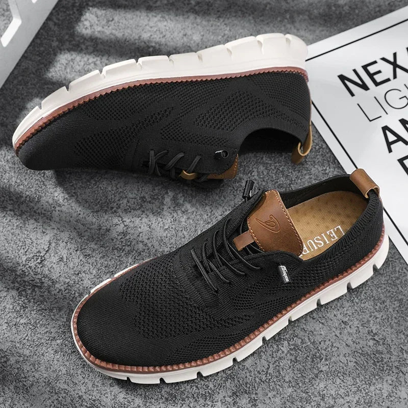 Men's Leather Shoes Breathable Comfort Everyday Casual Smart Formal