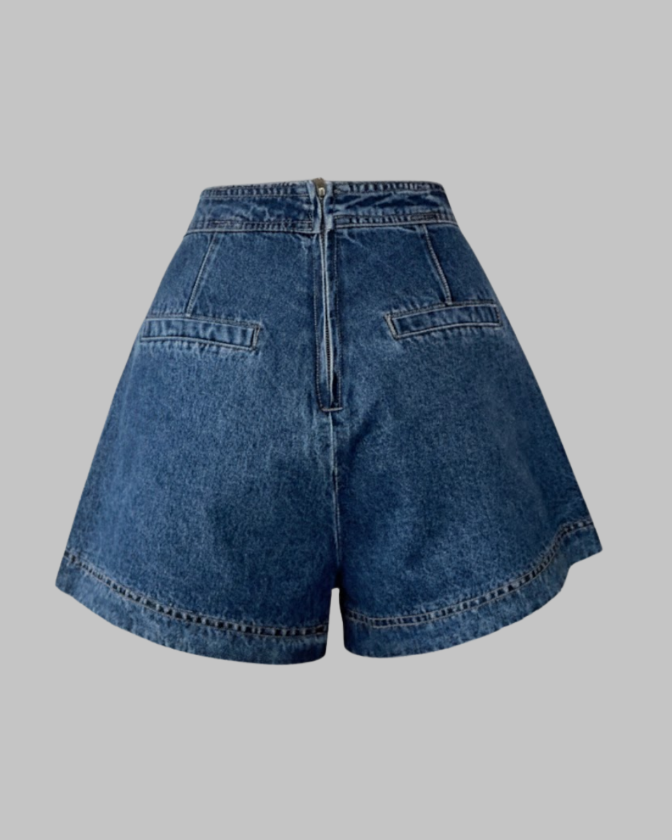 Holly | Denim Mini Skort