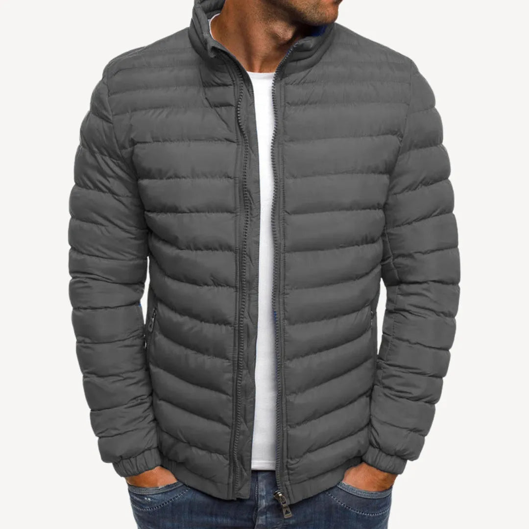 Men's Puffer Jacket Warm Insulated Stylish Winter Coat