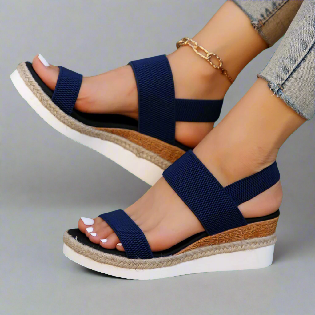 Woven Sandals Women Comfortable Braided Straps Casual Everyday Footwear