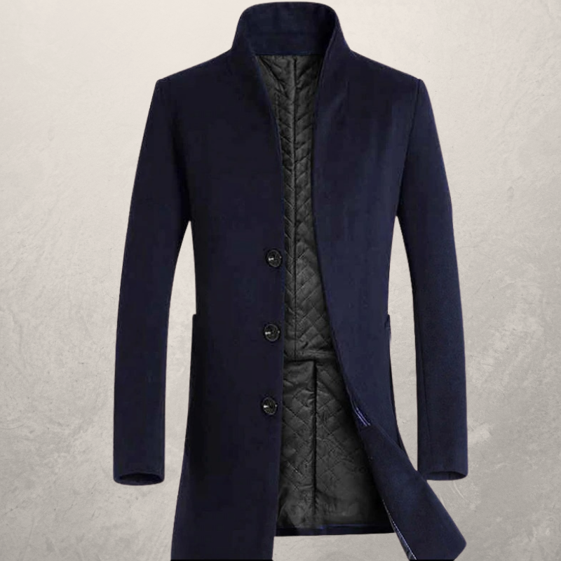 Men's Tailored Coat Elegant Fit Smart Casual Everyday Wear