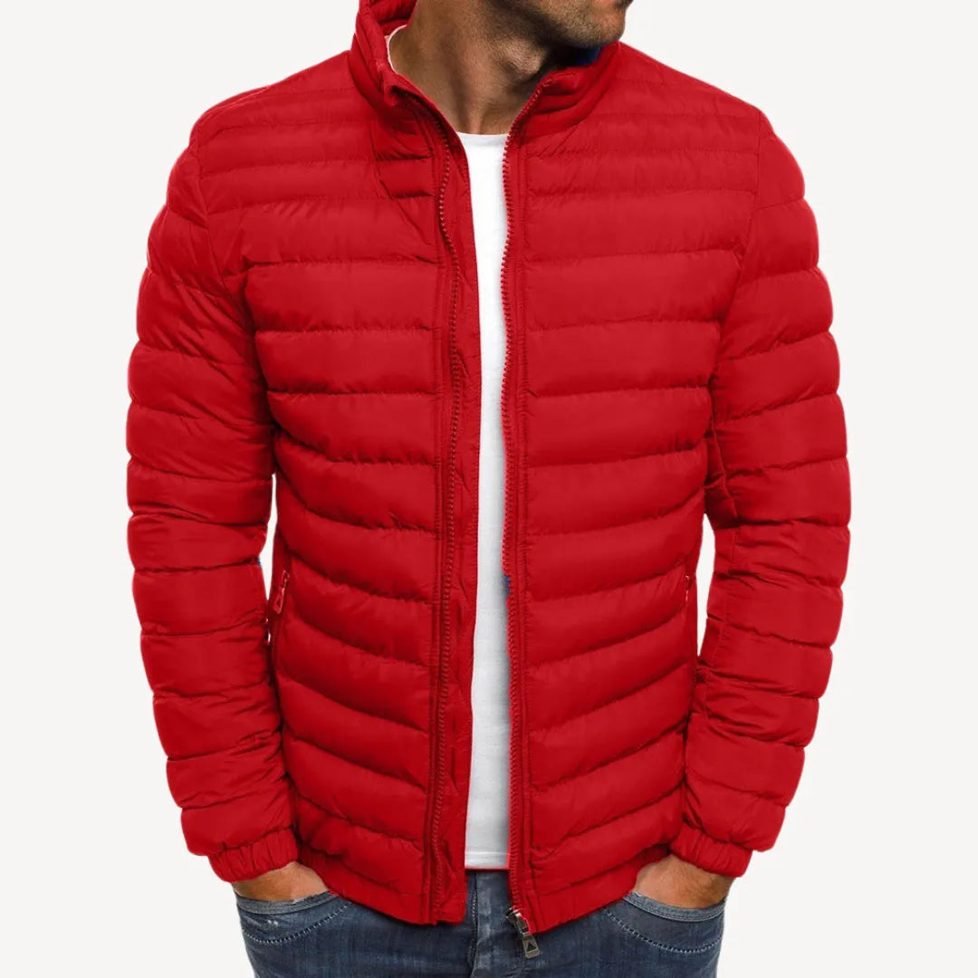 Men's Puffer Jacket Warm Insulated Stylish Winter Coat
