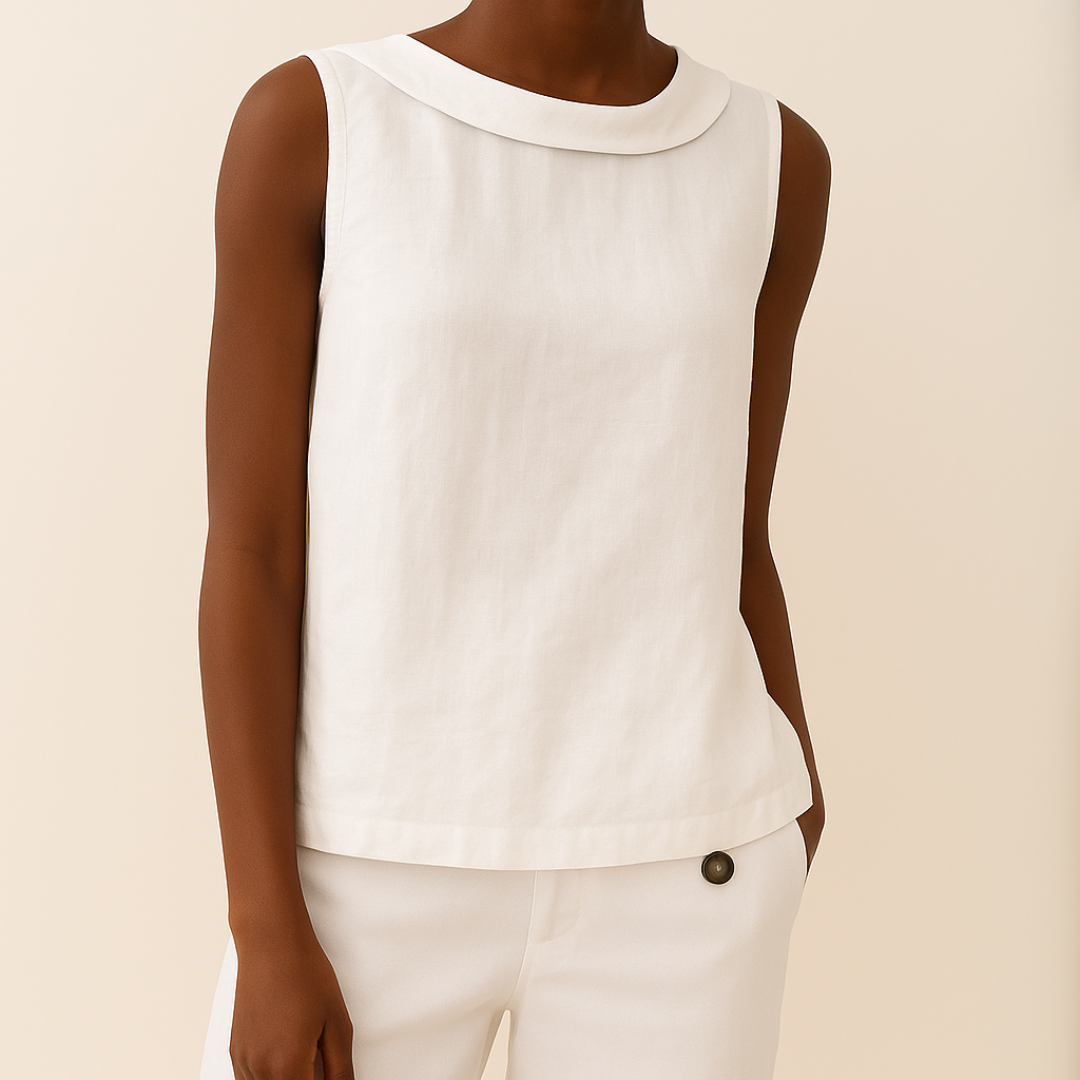 Margot women's tank top in White