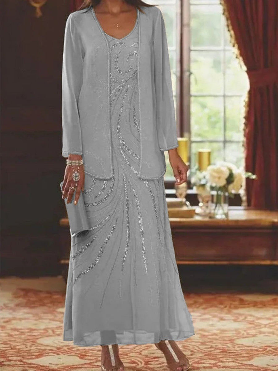 Victoria outfit set in Grey