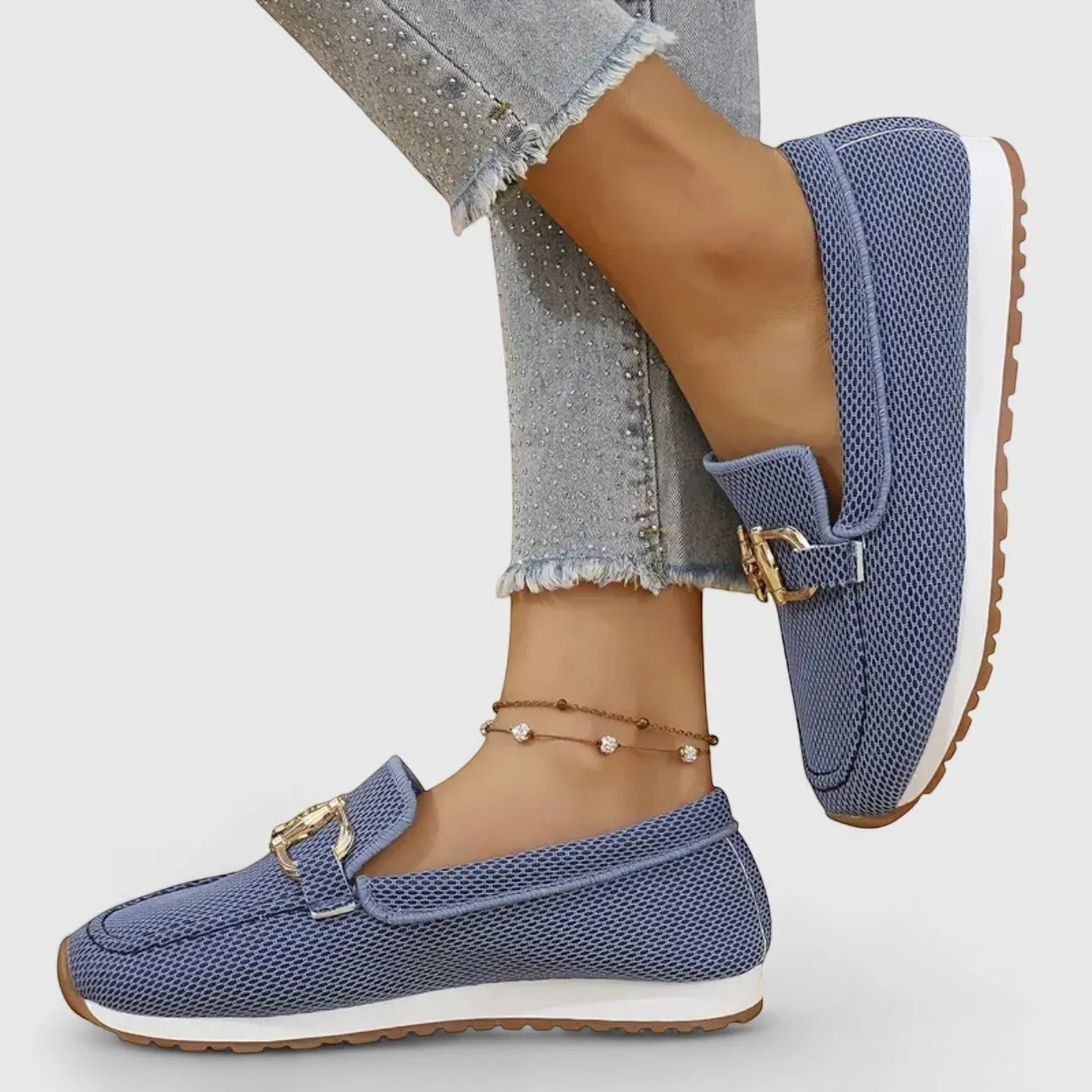 Women's Mesh Loafers Slip On Comfortable Casual Everyday Shoes