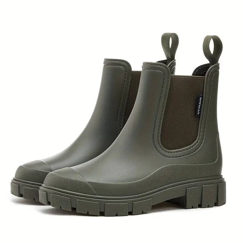 Women's Waterproof Chelsea Boots Slip-On Casual Everyday Ankle Boot