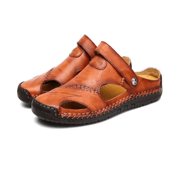 Closed Orthopaedic Sandals Adjustable Straps Heel Support Everyday Comfort