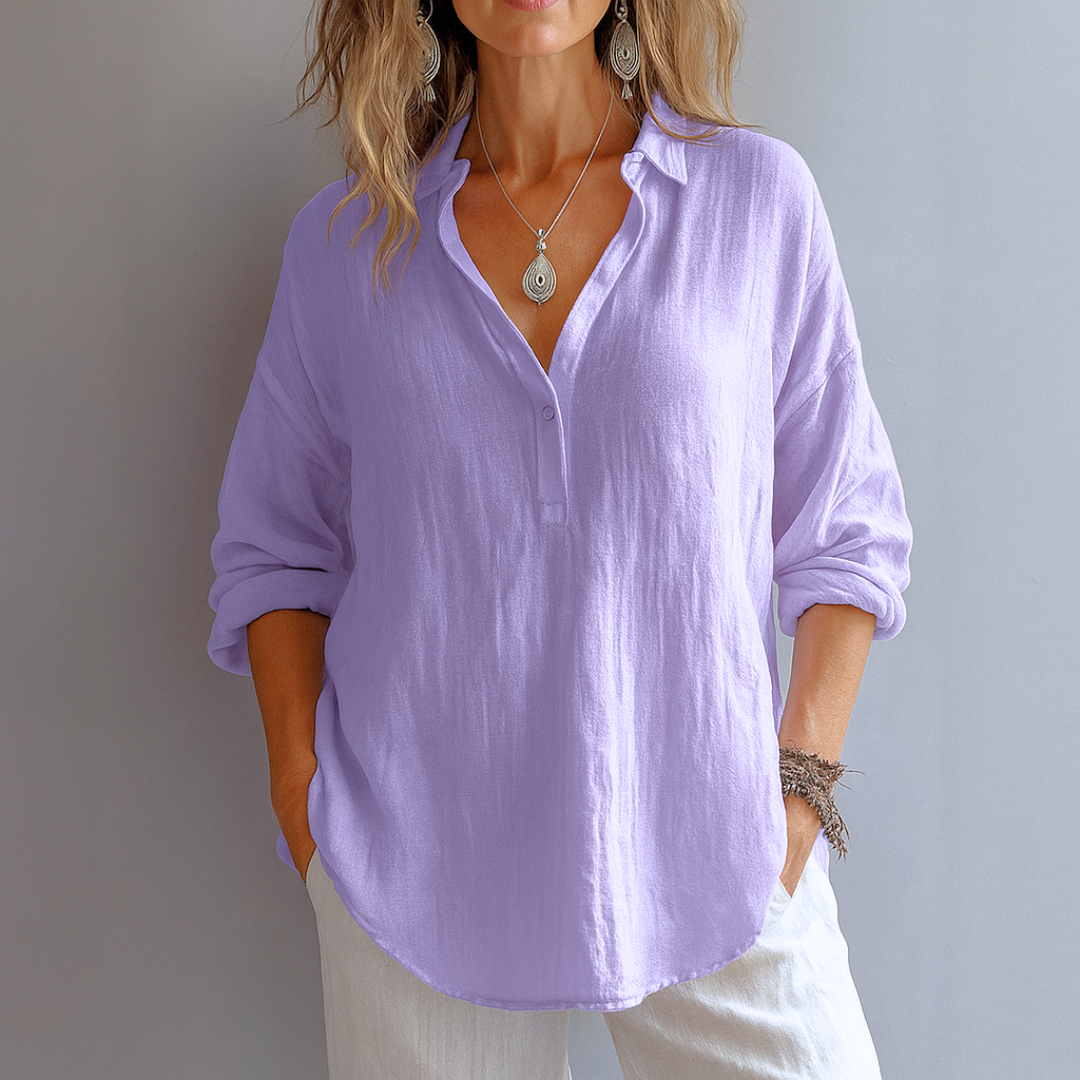 Elise Moreau women's blouse in Purple