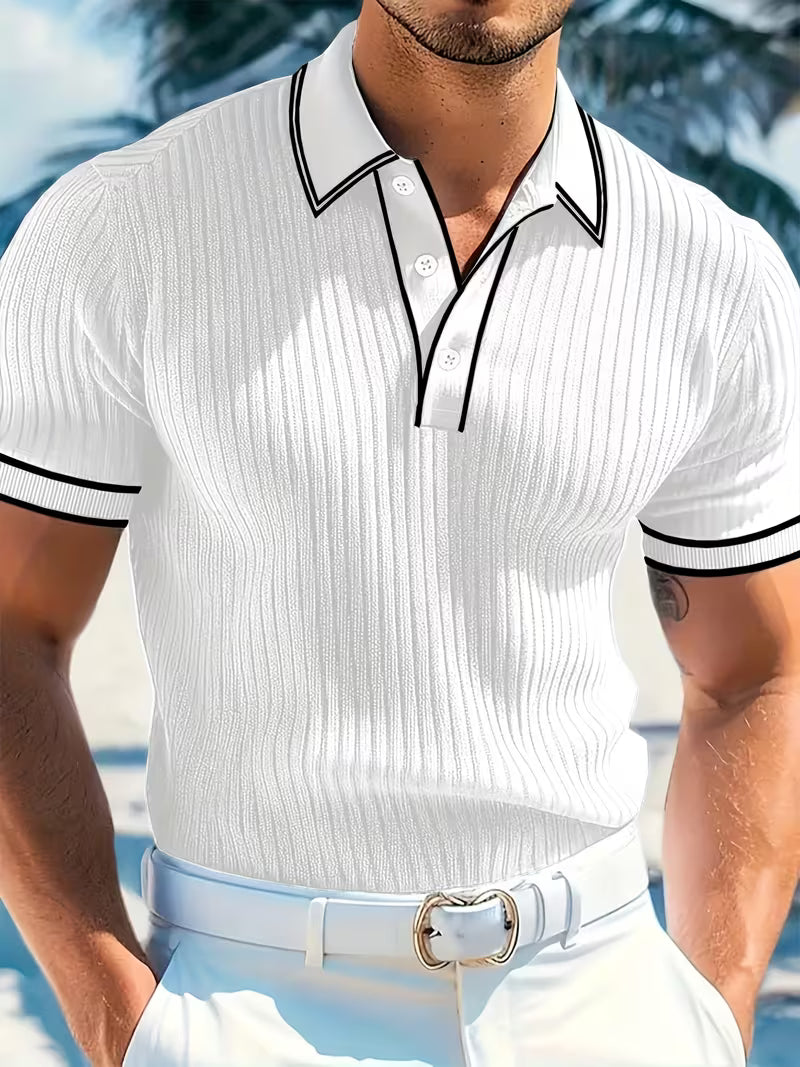 Logan polo shirt in White