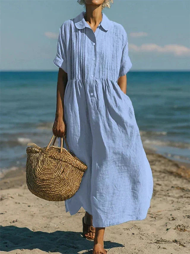 Harper Sutton women's maxi dress in Light Blue