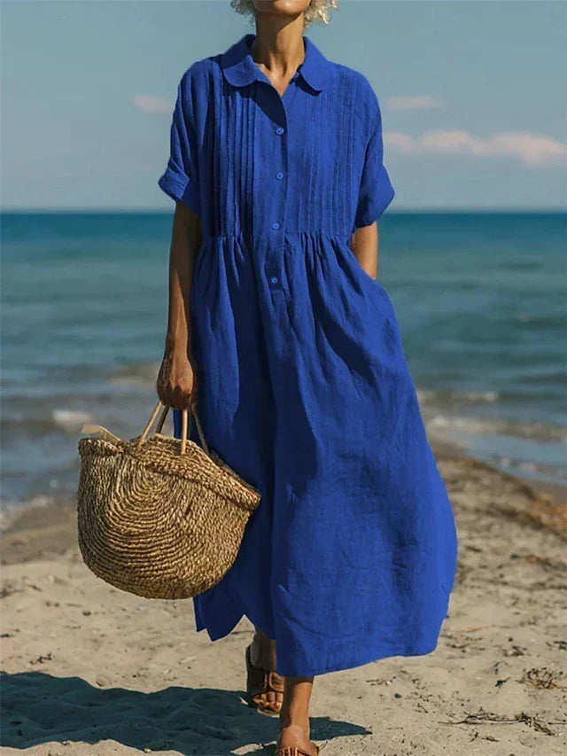 Harper Sutton women's maxi dress in Blue