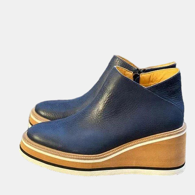 Ankle Boots Women Elegant Heeled Block Heel Comfortable Office