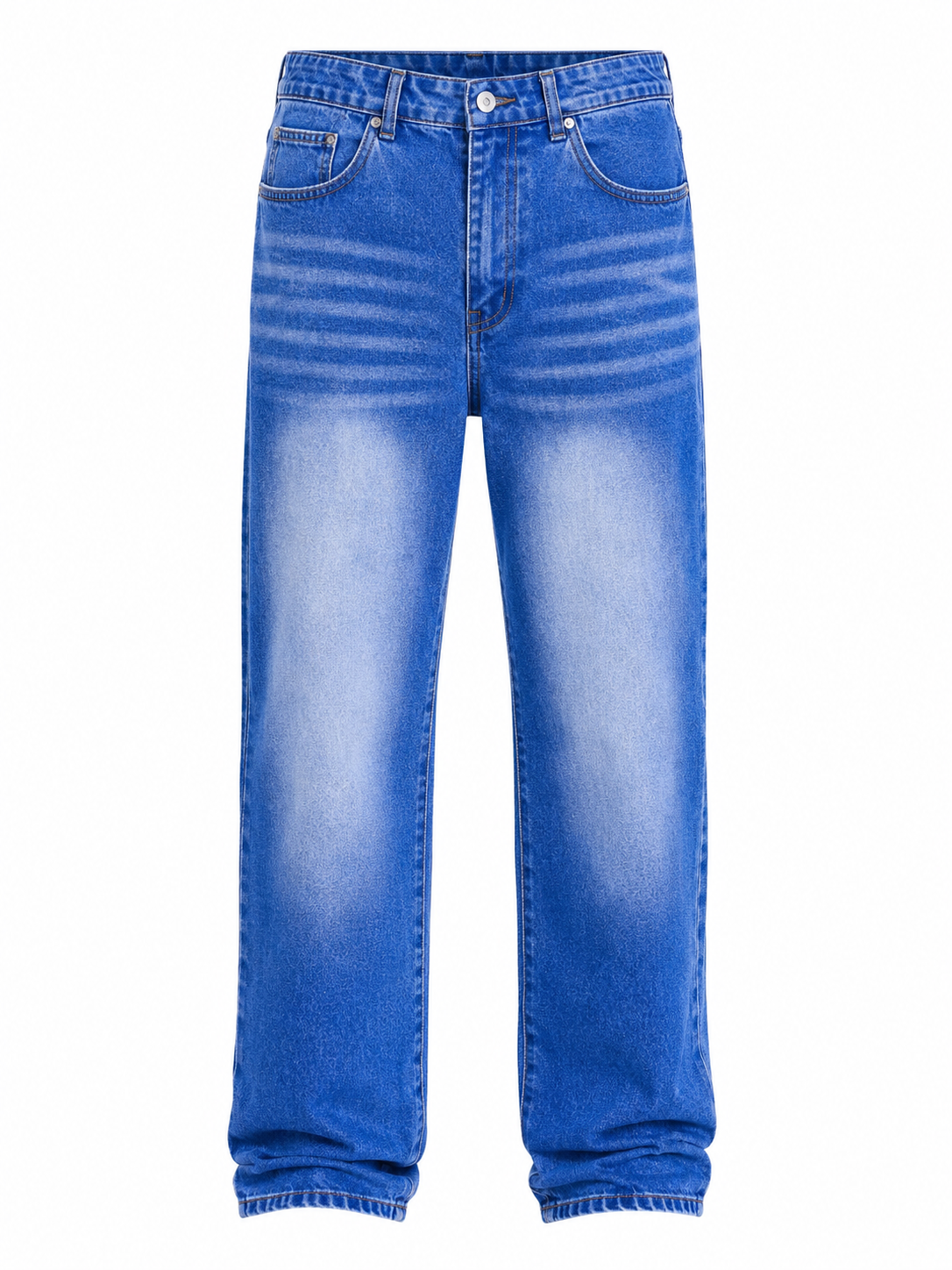 Men's Wide Leg Jeans Casual Winter Style Relaxed Fit Comfortable