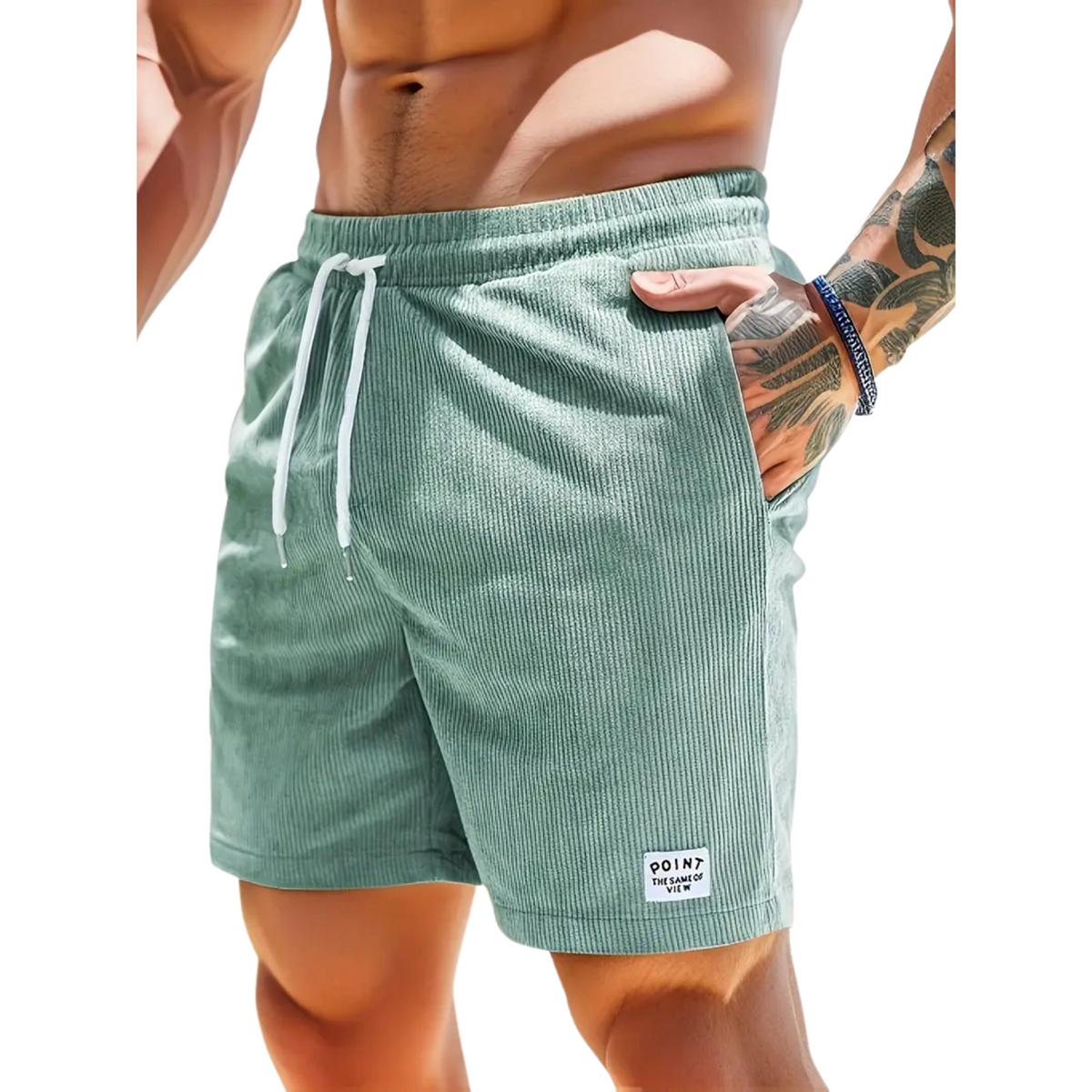 Men's Swim Shorts in Cyan