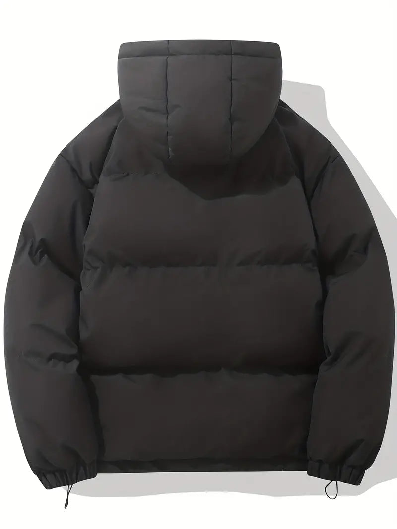 Women's Winter Coat with Hood Quilted Padded Warm Stylish