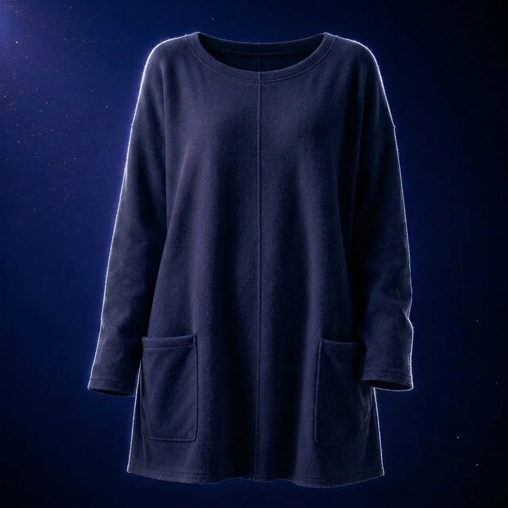Women's Long Sweater Casual Modern Knit Top Comfortable Everyday