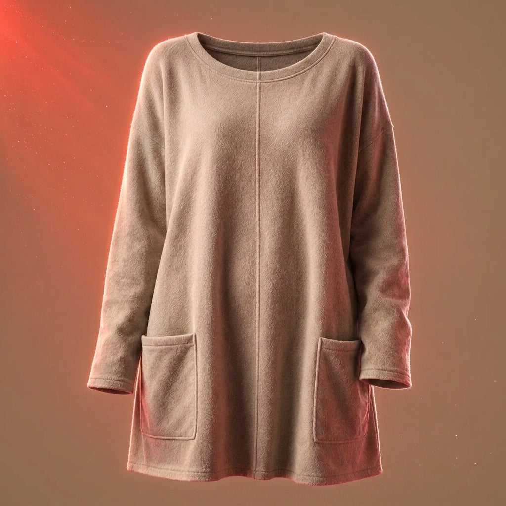 Women's Long Sweater Casual Modern Knit Top Comfortable Everyday