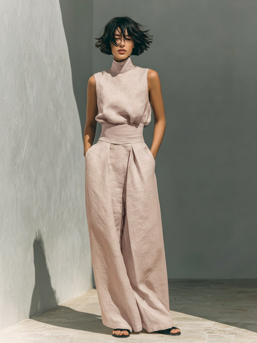 Maria outfit set in Light Pink