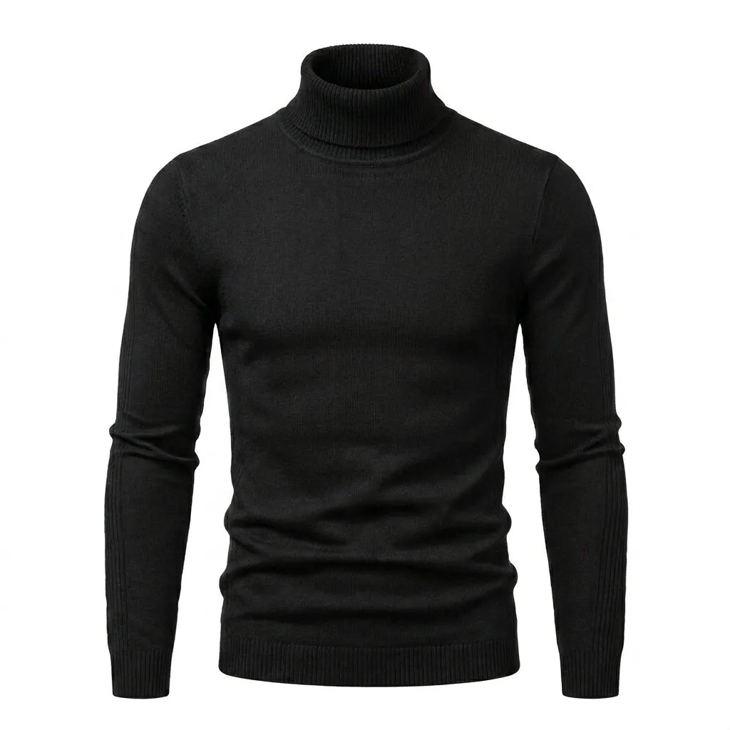 Men's Turtleneck Sweater Soft Comfortable Everyday Casual Wear