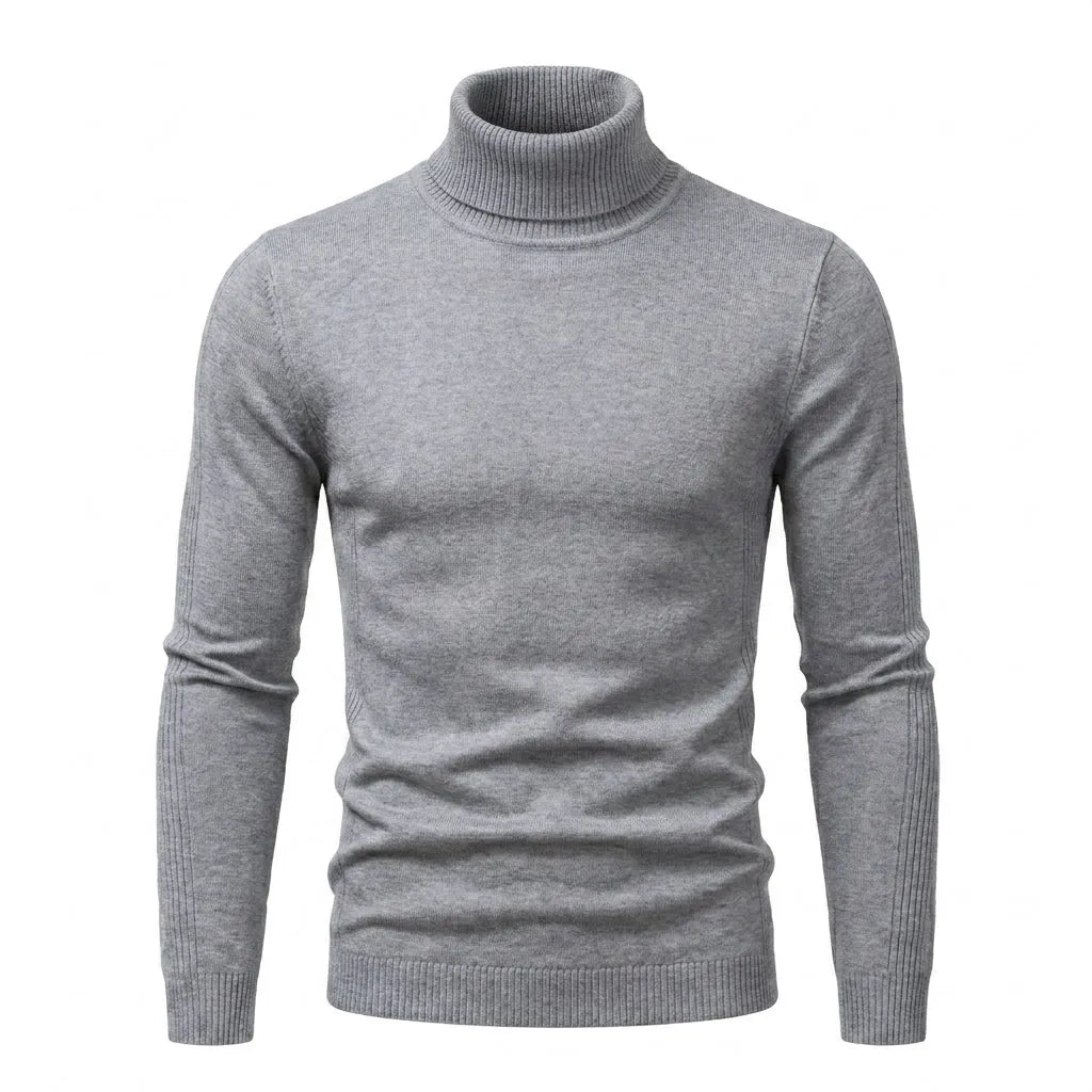 Men's Turtleneck Sweater Soft Comfortable Everyday Casual Wear