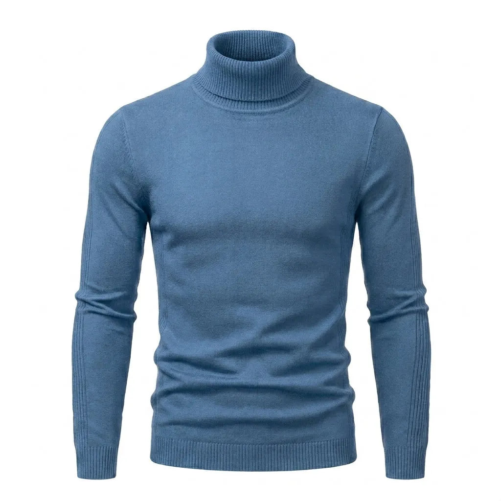 Men's Turtleneck Sweater Soft Comfortable Everyday Casual Wear