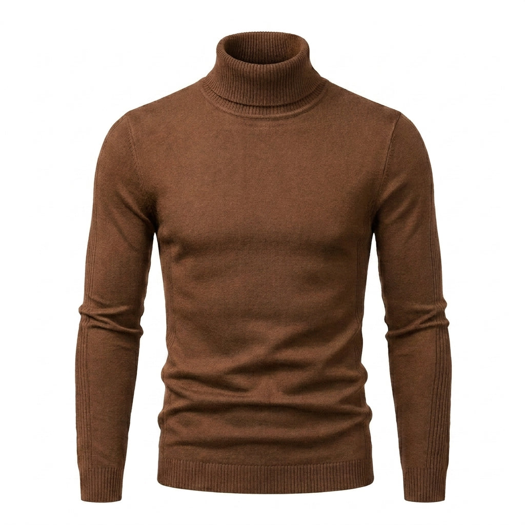 Men's Turtleneck Sweater Soft Comfortable Everyday Casual Wear