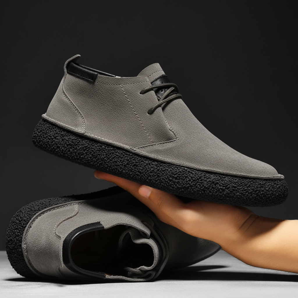 Desert Boots Suede Ankle Lace Up Casual Work Everyday Shoe