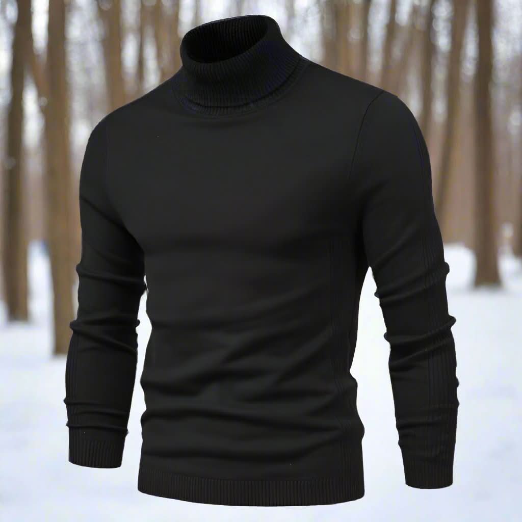 Men's Turtleneck Sweater Soft Comfortable Everyday Casual Wear