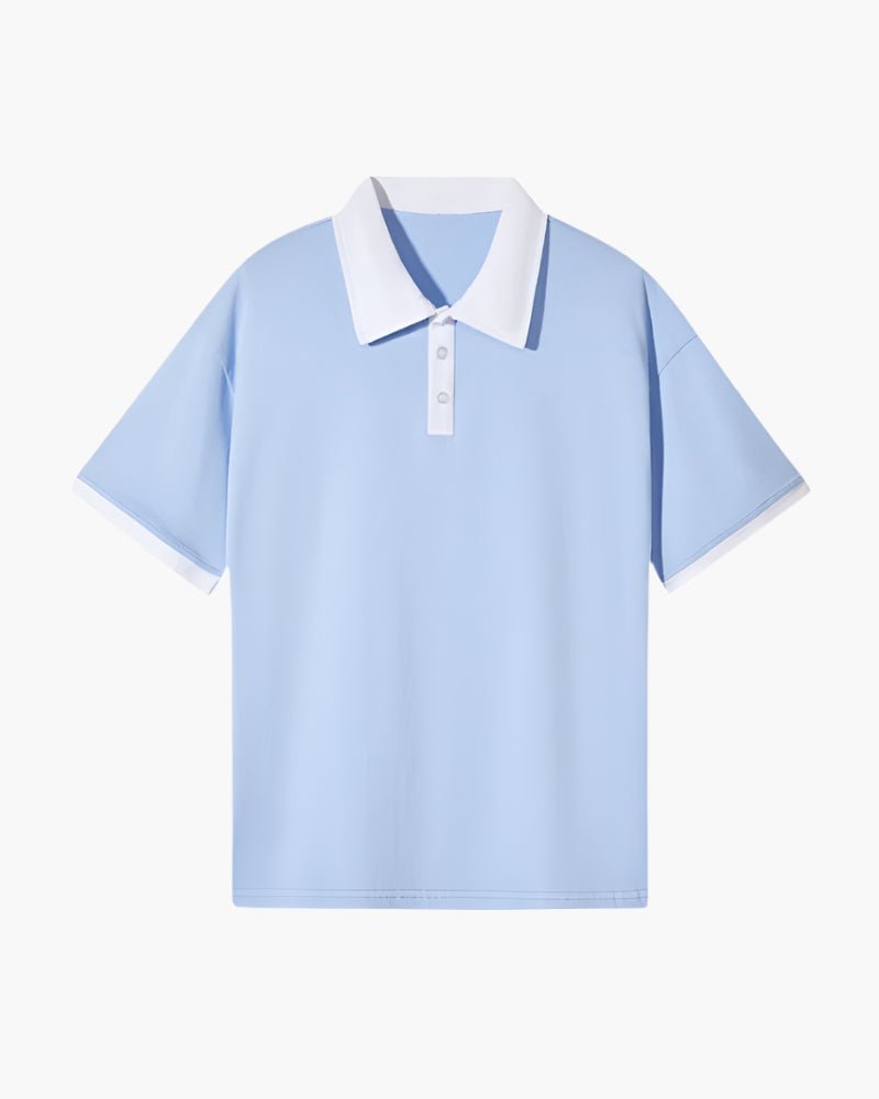 Devlin men's polo shirt in Sky Blue