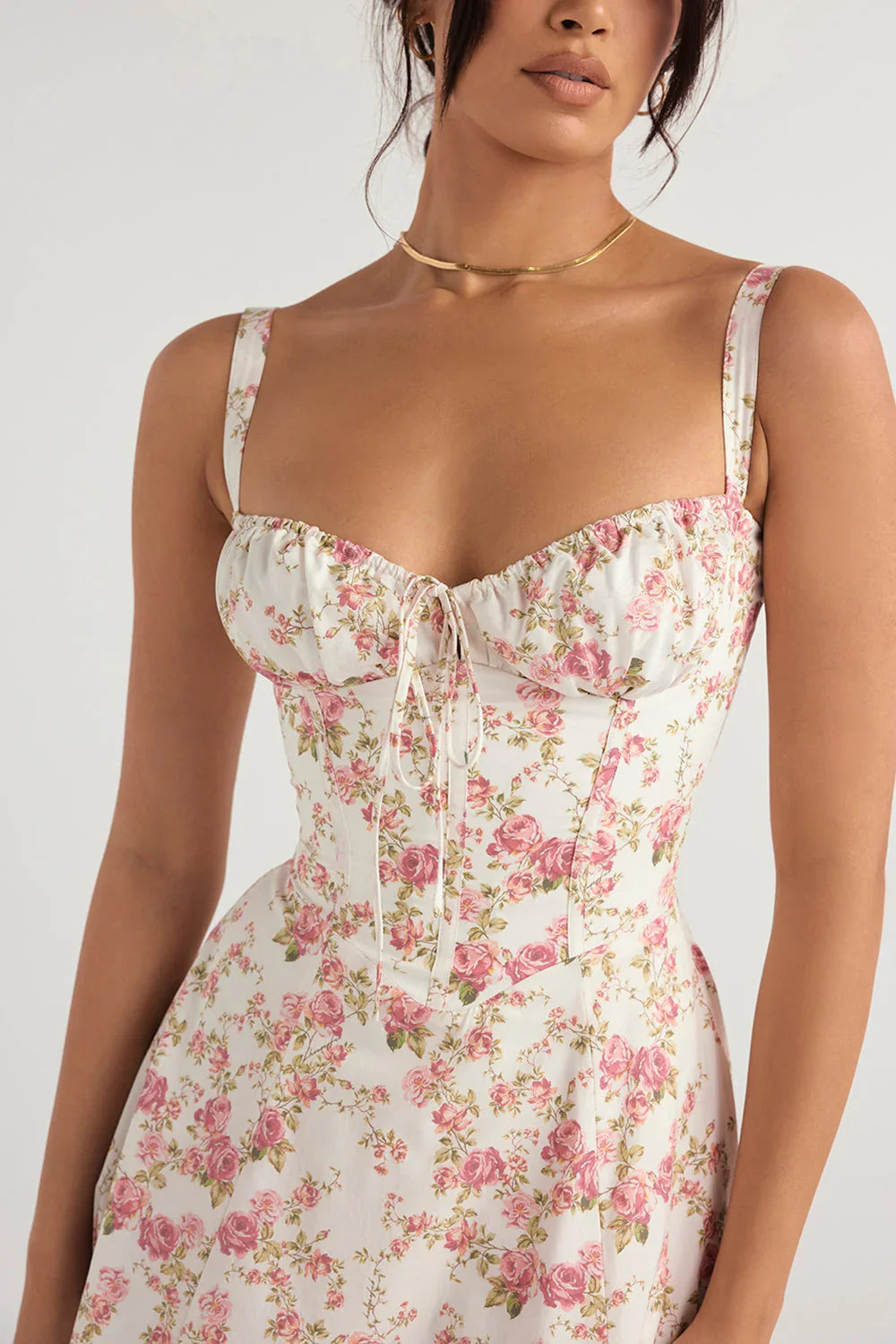 Kiana | Fitted Midi Dress with Defined Waist