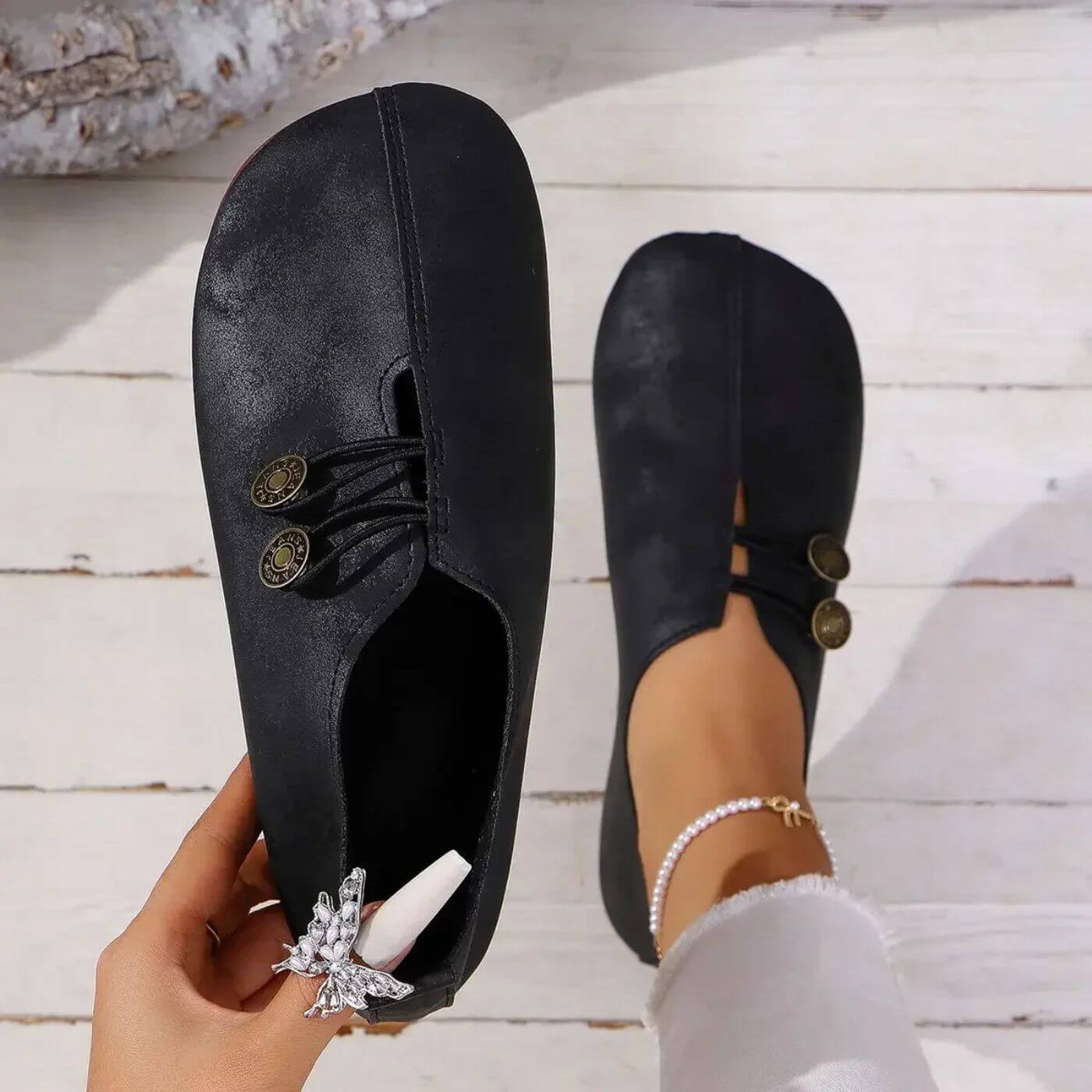 Women's Ballet Flats Soft Matte Slip On Shoes Elegant Everyday