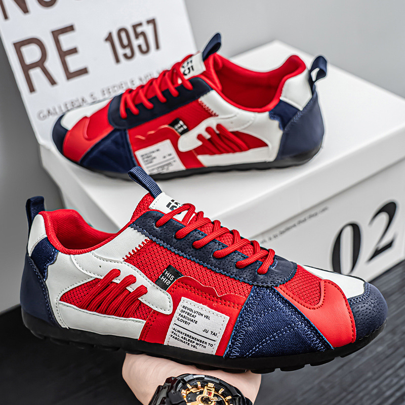 Lace Up Mesh Sneakers Lightweight Comfortable Everyday Trainers