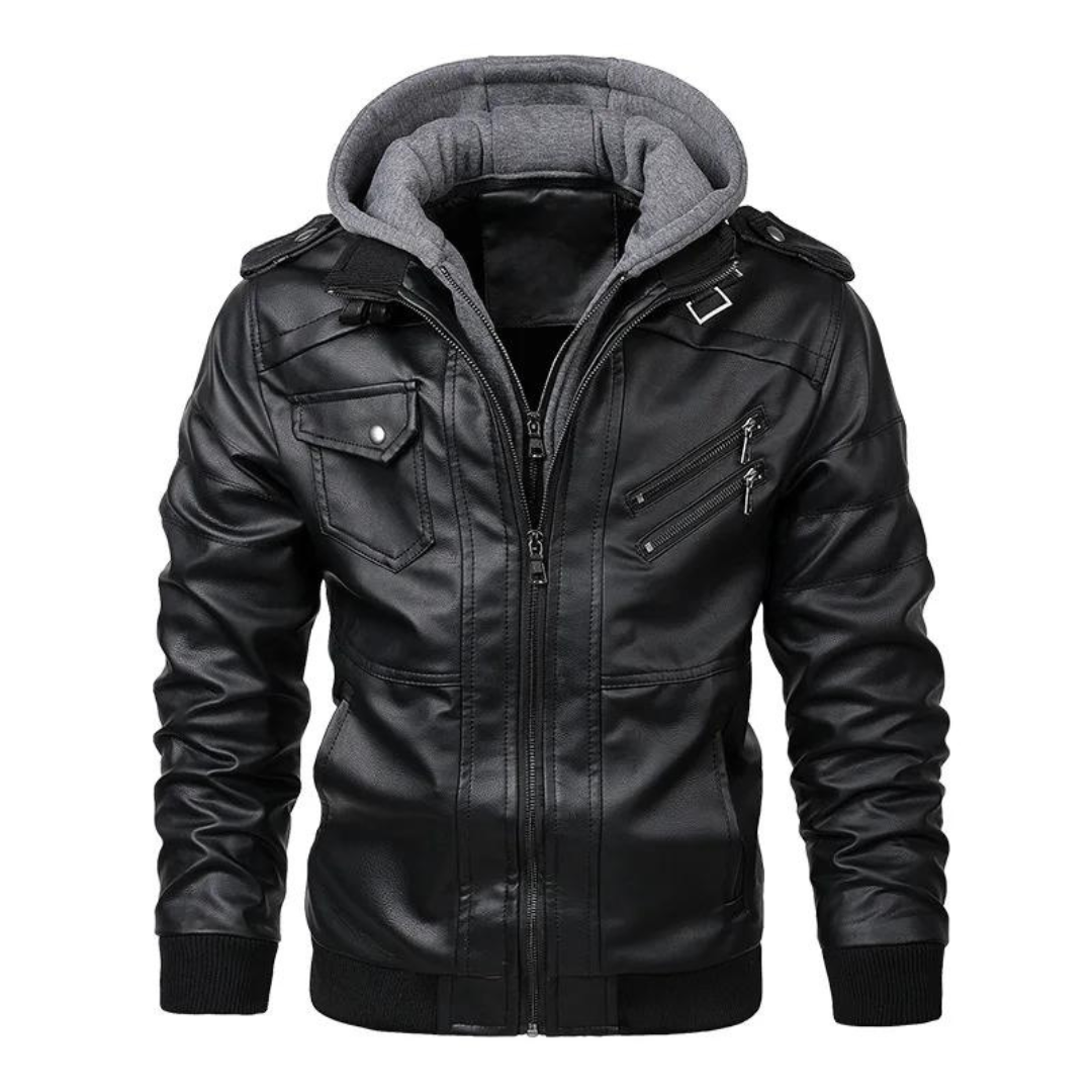 Men's Winter Coat Tailored Fit Structured Silhouette Navy