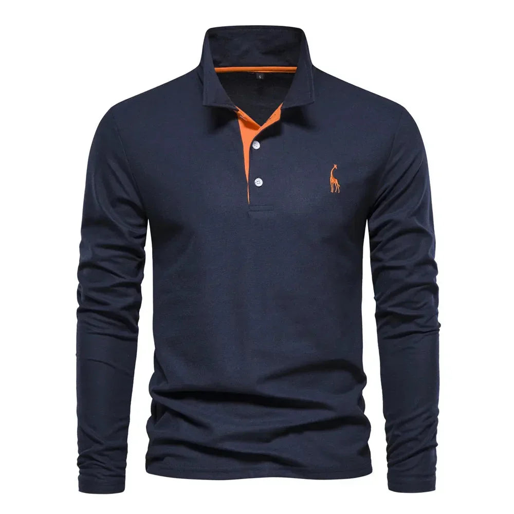 Men's Polo Shirt in Navy blue