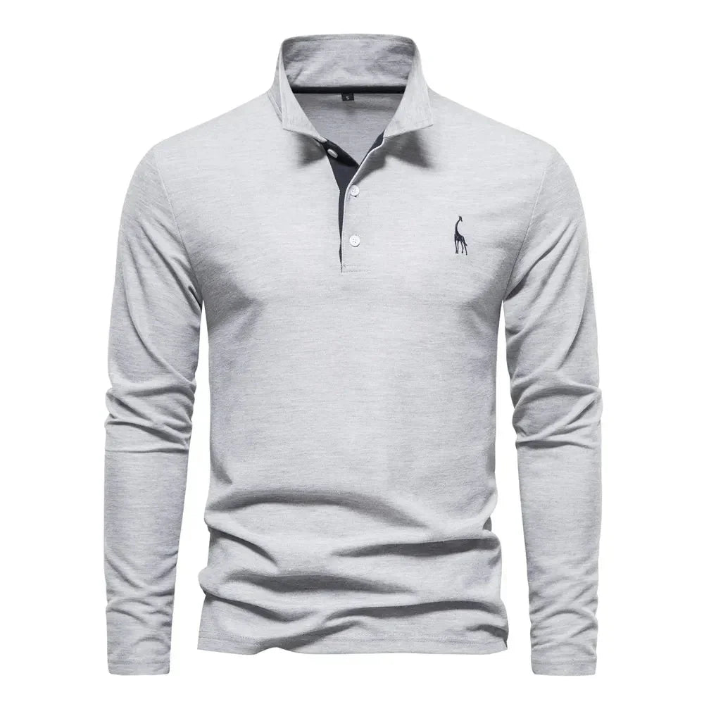 Men's Polo Shirt in Grey