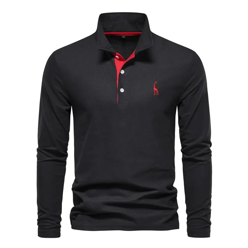 Men's Polo Shirt in Black