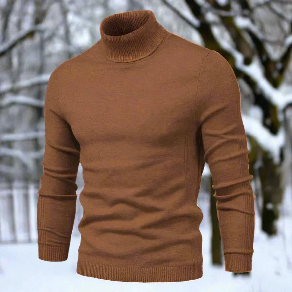 Men's Turtleneck Sweater Soft Comfortable Everyday Casual Wear